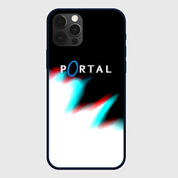 Чехол для iPhone 12 Pro Portal game blink color, цвет: 3D-черный