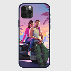 Чехол iPhone 12 Pro Jason & Lucia - GTA 6 official art