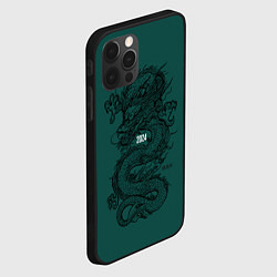 Чехол для iPhone 12 Pro Chinese dragon - 2024, цвет: 3D-черный — фото 2