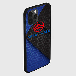 Чехол для iPhone 12 Pro Great wall logo, цвет: 3D-черный — фото 2