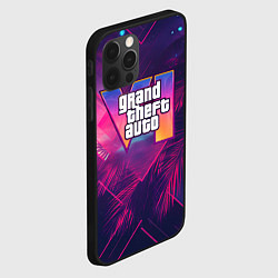 Чехол для iPhone 12 Pro GTA 6 summer logo, цвет: 3D-черный — фото 2