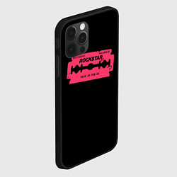 Чехол для iPhone 12 Pro Rockstar razor, цвет: 3D-черный — фото 2
