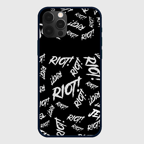 Чехол iPhone 12 Pro Paramore alllogo / 3D-Черный – фото 1