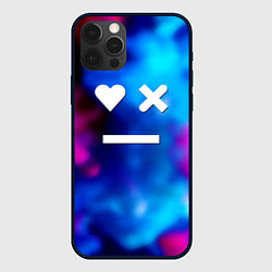 Чехол iPhone 12 Pro Love death and robots serial gradient