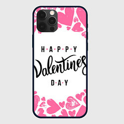 Чехол для iPhone 12 Pro Valentines day, цвет: 3D-черный