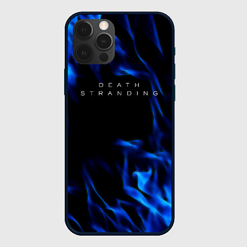 Чехол iPhone 12 Pro Death Stranding souls flame kojima / 3D-Черный – фото 1
