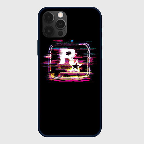 Чехол iPhone 12 Pro Rockstar noise / 3D-Черный – фото 1