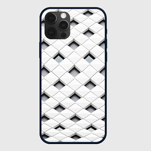 Чехол iPhone 12 Pro Quatro / 3D-Черный – фото 1