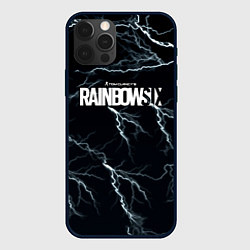 Чехол для iPhone 12 Pro Радуга 6 шторм, цвет: 3D-черный