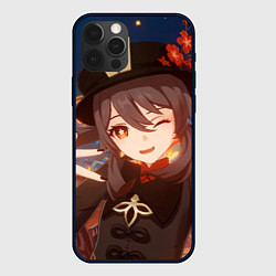 Чехол iPhone 12 Pro Genshin Impact Hu Tao smile