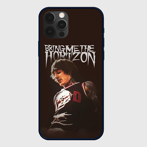 Чехол iPhone 12 Pro Oli Sykes - Bring Me the Horizon / 3D-Черный – фото 1