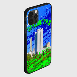Чехол для iPhone 12 Pro Зеленоград, цвет: 3D-черный — фото 2