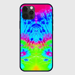 Чехол iPhone 12 Pro Tie-Dye abstraction