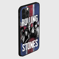 Чехол для iPhone 12 Pro Rolling Stones - Great britain, цвет: 3D-черный — фото 2