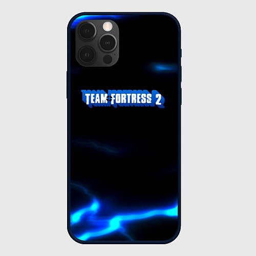 Чехол iPhone 12 Pro Team Fortress storm electo / 3D-Черный – фото 1