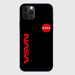 Чехол для iPhone 12 Pro NASA космос, цвет: 3D-черный