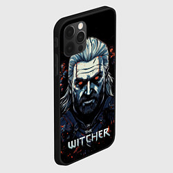 Чехол для iPhone 12 Pro Ведьмак арт, цвет: 3D-черный — фото 2