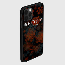 Чехол для iPhone 12 Pro Ghost of Tsushima winter game, цвет: 3D-черный — фото 2