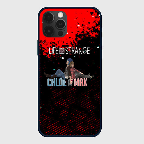Чехол iPhone 12 Pro Life is strange Хлоя и Макс / 3D-Черный – фото 1