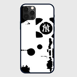 Чехол iPhone 12 Pro New York yankees - baseball team pattern