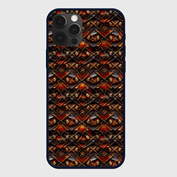 Чехол iPhone 12 Pro Паттерн абстрактный плиткой
