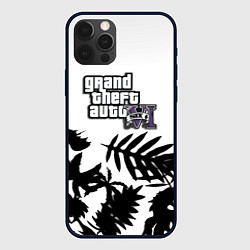 Чехол для iPhone 12 Pro GTA6 tropic game, цвет: 3D-черный