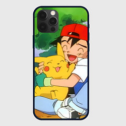 Чехол iPhone 12 Pro Pokemon - энергия в объятиях