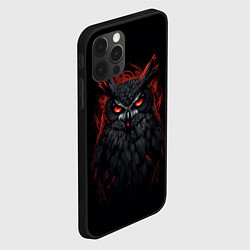 Чехол для iPhone 12 Pro Evil owl, цвет: 3D-черный — фото 2