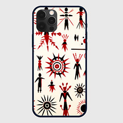Чехол iPhone 12 Pro Абстрактные фигурки