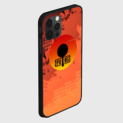 Чехол для iPhone 12 Pro PUBG game orange, цвет: 3D-черный — фото 2