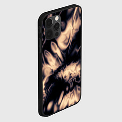 Чехол для iPhone 12 Pro Абстракция шёлк, цвет: 3D-черный — фото 2