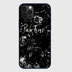 Чехол iPhone 12 Pro Pink Floyd black ice