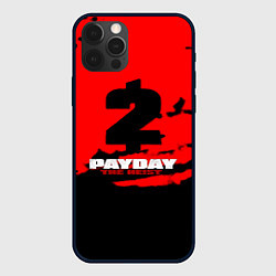 Чехол для iPhone 12 Pro Payday 2 краски, цвет: 3D-черный