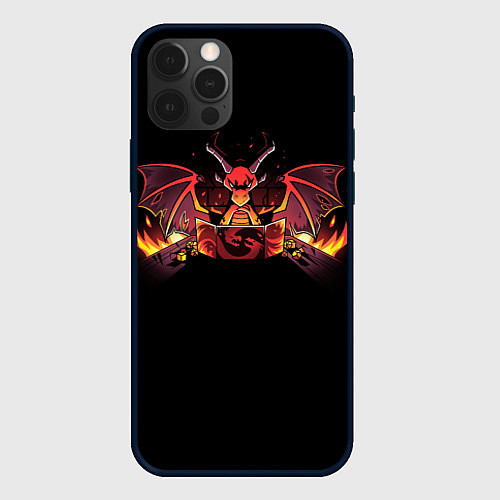 Чехол iPhone 12 Pro Дракон мастер - DnD / 3D-Черный – фото 1