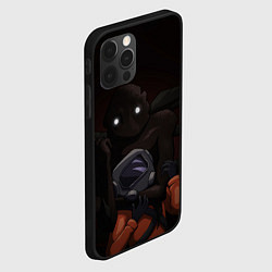 Чехол для iPhone 12 Pro Lethal Company: Bracken, цвет: 3D-черный — фото 2