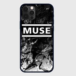 Чехол iPhone 12 Pro Muse black graphite