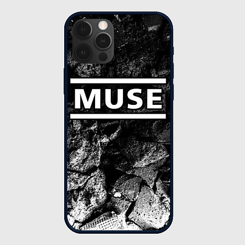 Чехол iPhone 12 Pro Muse black graphite / 3D-Черный – фото 1