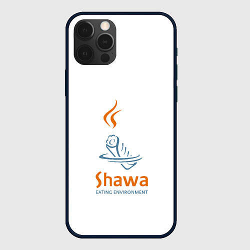 Чехол iPhone 12 Pro Шаурма environment / 3D-Черный – фото 1