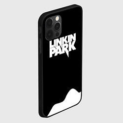 Чехол для iPhone 12 Pro Linkin park краска белая, цвет: 3D-черный — фото 2