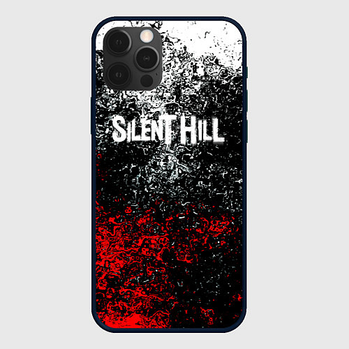 Чехол iPhone 12 Pro Silenthill брызги красок / 3D-Черный – фото 1