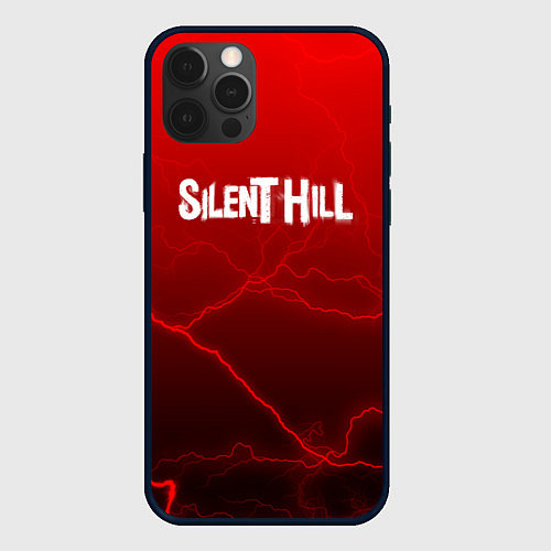 Чехол iPhone 12 Pro Silent Hill storm abstraction / 3D-Черный – фото 1