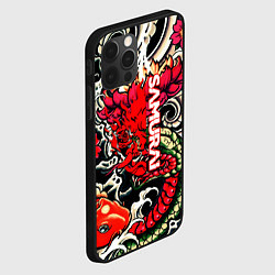 Чехол для iPhone 12 Pro Samurai татуировки, цвет: 3D-черный — фото 2