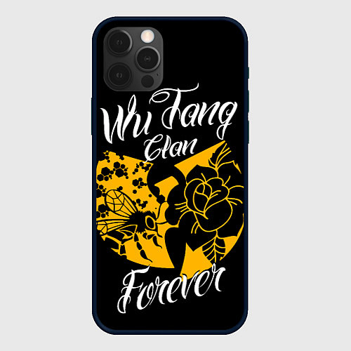 Чехол iPhone 12 Pro Wu tang forever / 3D-Черный – фото 1