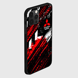 Чехол для iPhone 12 Pro Mitsubishi - sport style, цвет: 3D-черный — фото 2