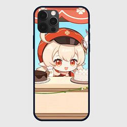 Чехол iPhone 12 Pro Genshin Impact Кли cute chibi