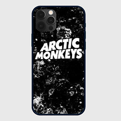 Чехол для iPhone 12 Pro Arctic Monkeys black ice, цвет: 3D-черный