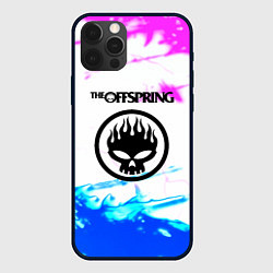 Чехол для iPhone 12 Pro The Offspring неоновая абстракция, цвет: 3D-черный