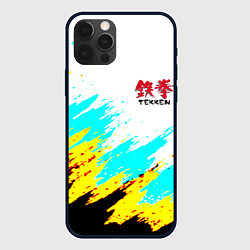 Чехол для iPhone 12 Pro Теккен краски файтинг, цвет: 3D-черный