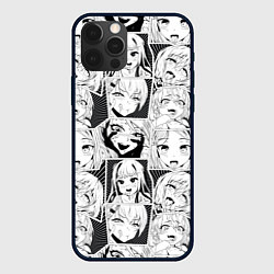 Чехол iPhone 12 Pro Ahegao узор