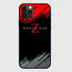 Чехол iPhone 12 Pro World war z краски текстура
